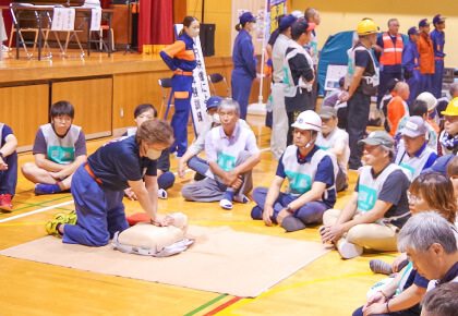 黒部市消防団　応急手当普及指導