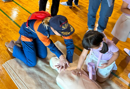 黒部市消防団　女性分団　応急手当訓練